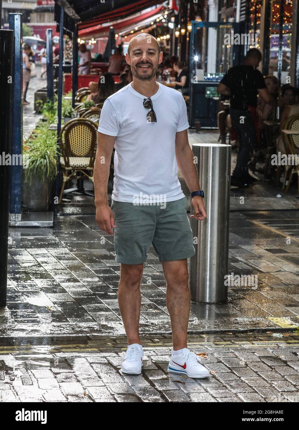 London, UK. 20th July, 2021. Jason King also known as JK is seen departing  his Heart FM show at the Global Radio Studios. (Photo by Brett Cove/SOPA  Images/Sipa USA) Credit: Sipa USA/Alamy