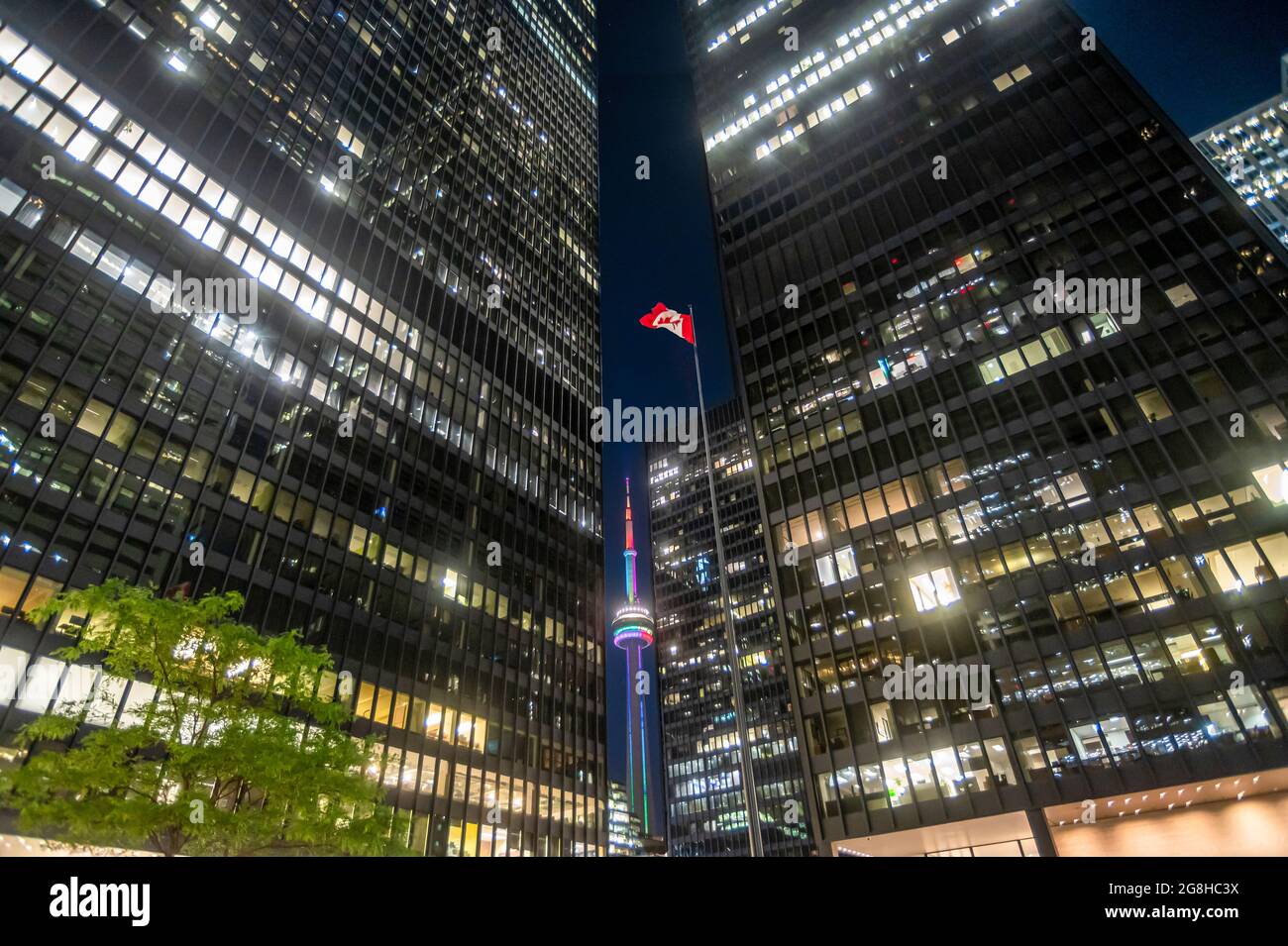 Beautiful views of the Cn Tower Stock Photo - Alamy