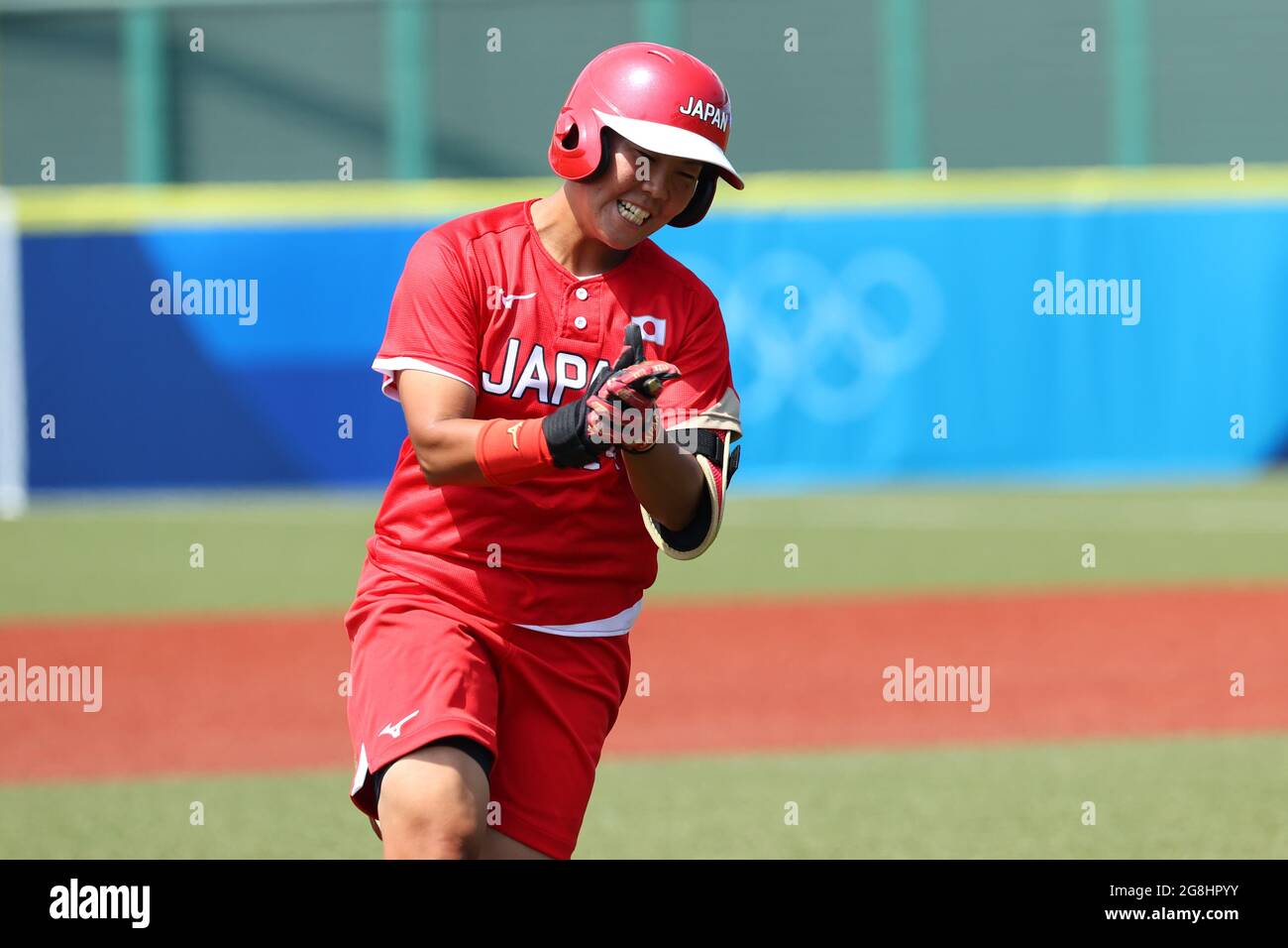 Fukushima, Japan. 21st July, 2021. Minori Naito (JPN) Softball
