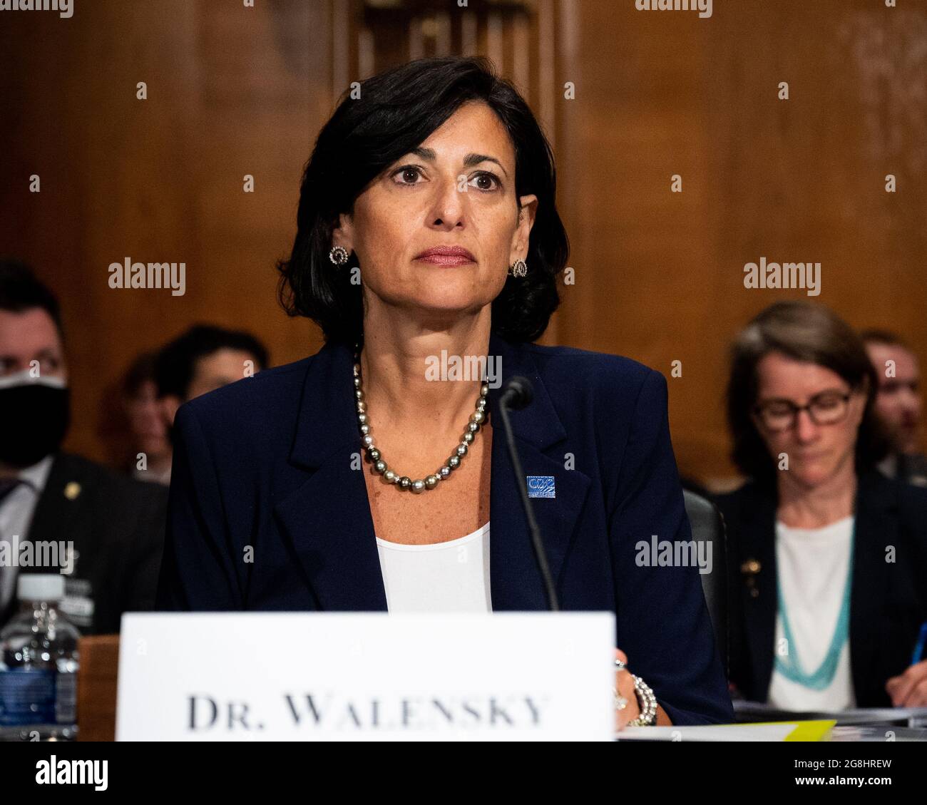 Washington, United States. 20th July, 2021. Dr. Rochelle Walensky, Director of the Centers for Disease Control and Prevention attends a hearing of the Senate Health, Education, Labor, and Pensions Committee. Credit: SOPA Images Limited/Alamy Live News Stock Photo