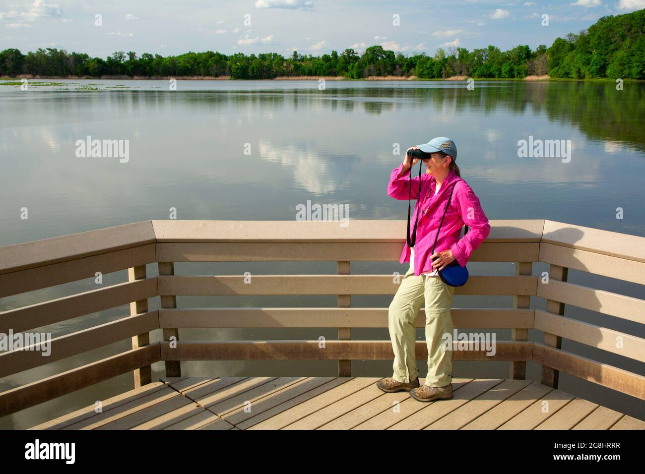 Snakey Point Marsh viewing deck, Patoka River National Wildlife Refuge