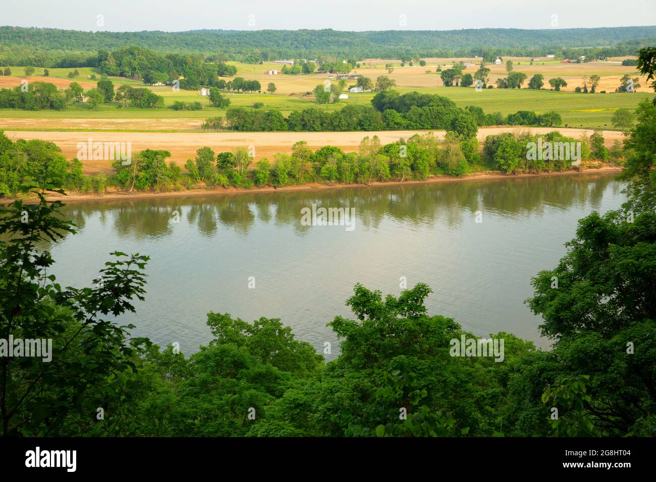 View from Buzzards Roost, Hoosier National Forest, Indiana Stock Photo ...