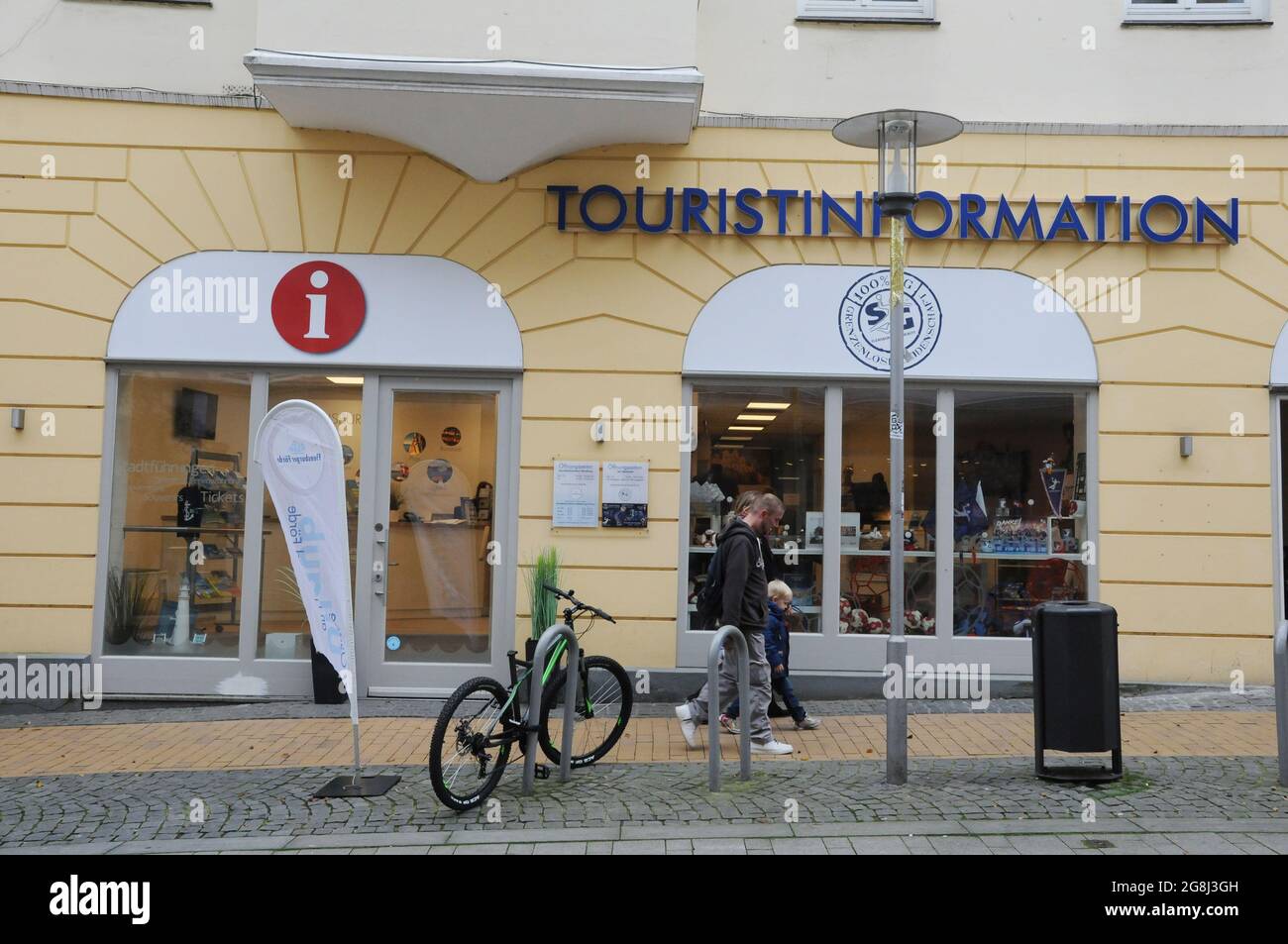 Flensburg/Schleswig-Holstein/Germany. 05. October 2018..Touristinformtion office in Flensburg Germany . . (Photo. .Francis Joseph Dean / Deanpictures. Stock Photo
