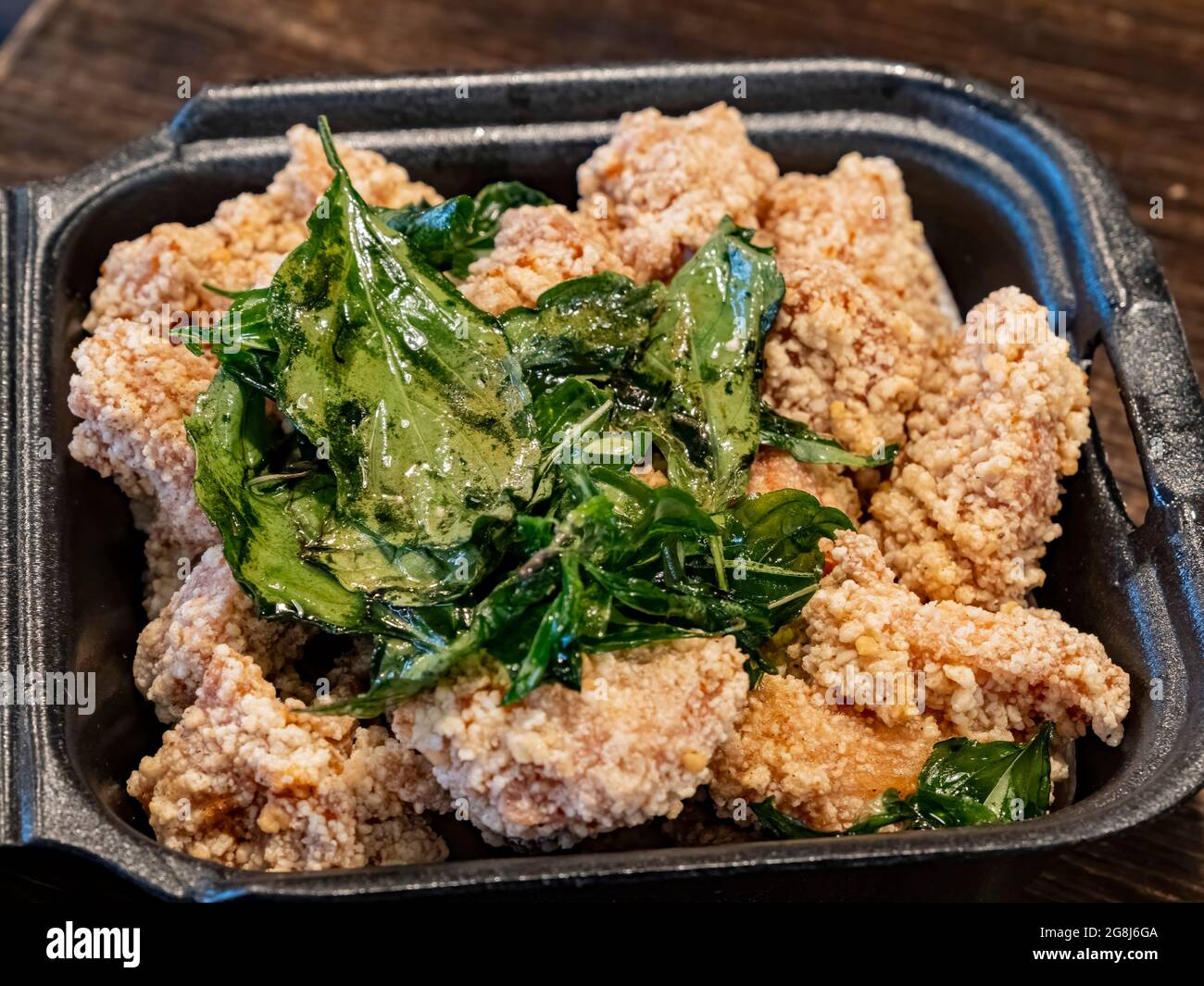Close up shot of deep fried popcorn chicken at Las Vegas, Nevada Stock Photo Alamy