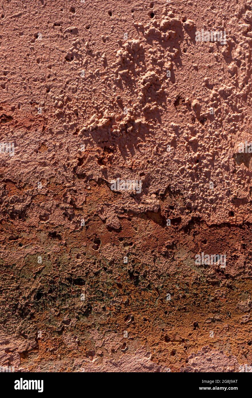 Dark worn rusty metal texture background Stock Photo
