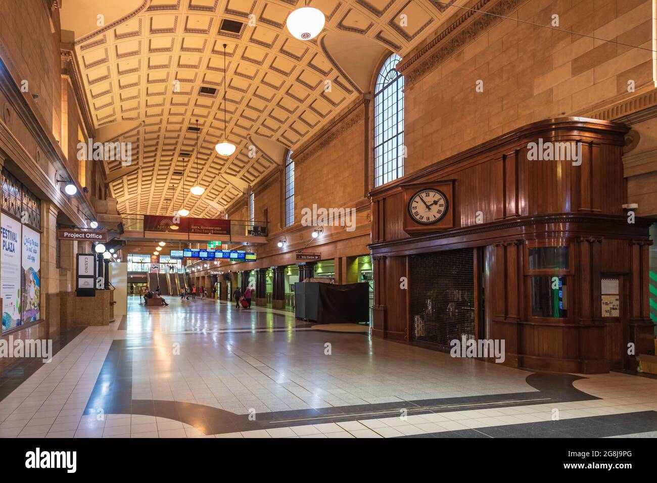 Adelaide CBD, Australia August 4, 2019 Adelaide Railway Station