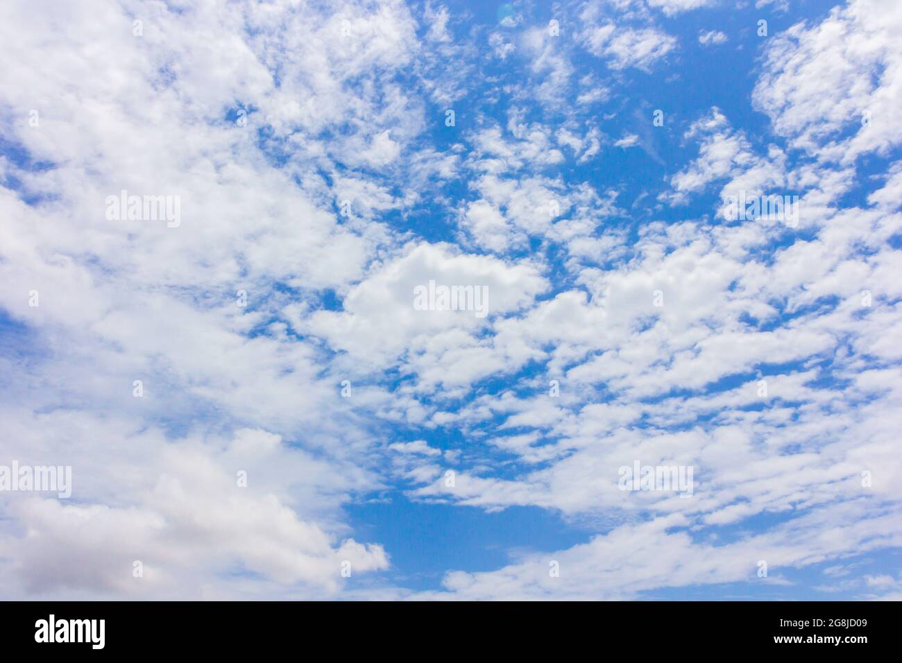 Blue sky with clouds background on morning time Stock Photo - Alamy