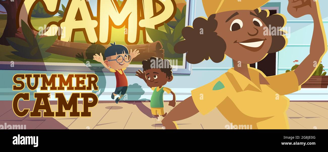 Summer camp poster with people going to hike Stock Vector Image & Art - Alamy Summer camp poster with people going to hike Stock Vector Image & Art - Alamy