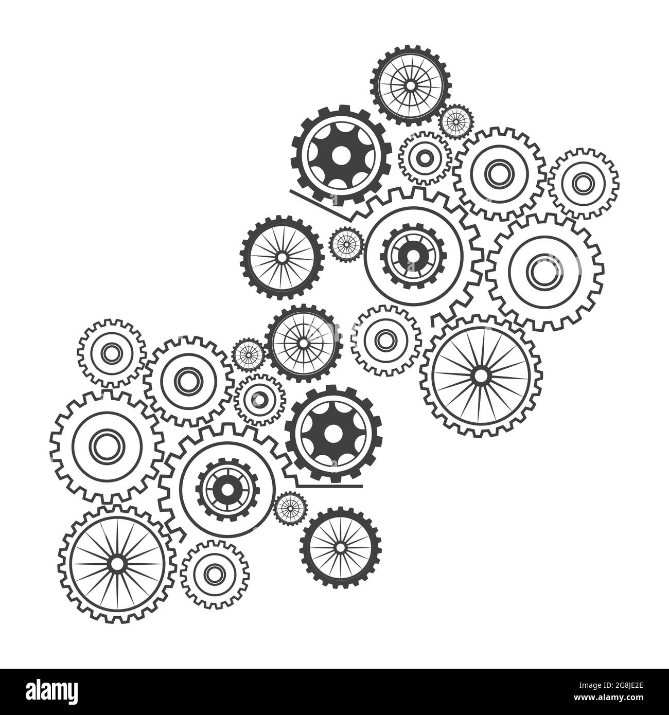 Gear vector icon illustration design template Stock Vector Image & Art ...