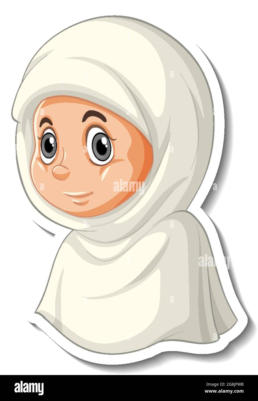 Hijab Cartoon Muslim Lady Profile pic and Wallpapers