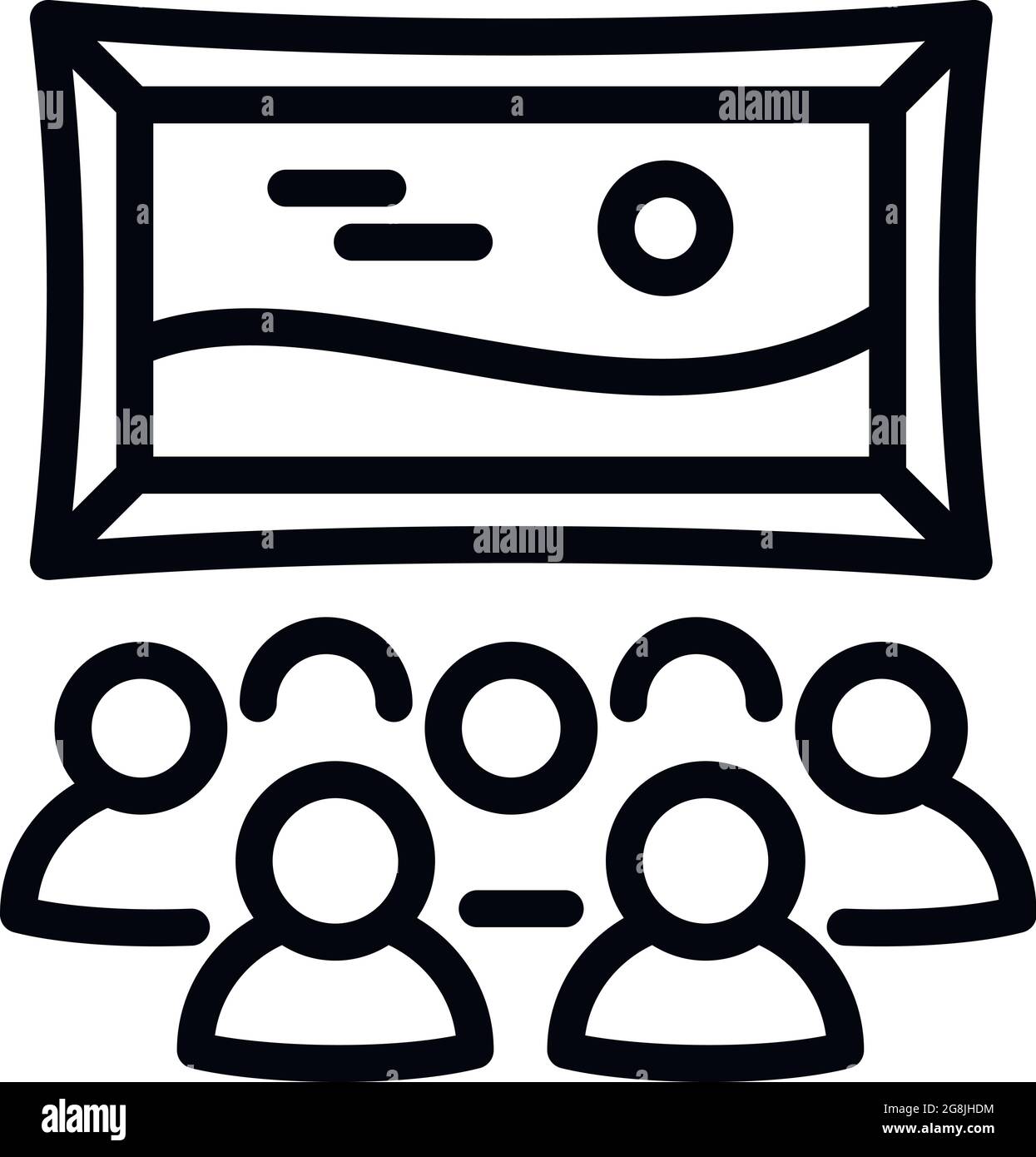 Art gallery icon. Outline art gallery vector icon for web design isolated  on white background Stock Vector Image & Art - Alamy