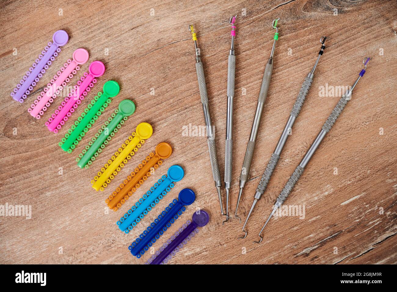 Orthodontic elastic bands hires stock photography and images Alamy