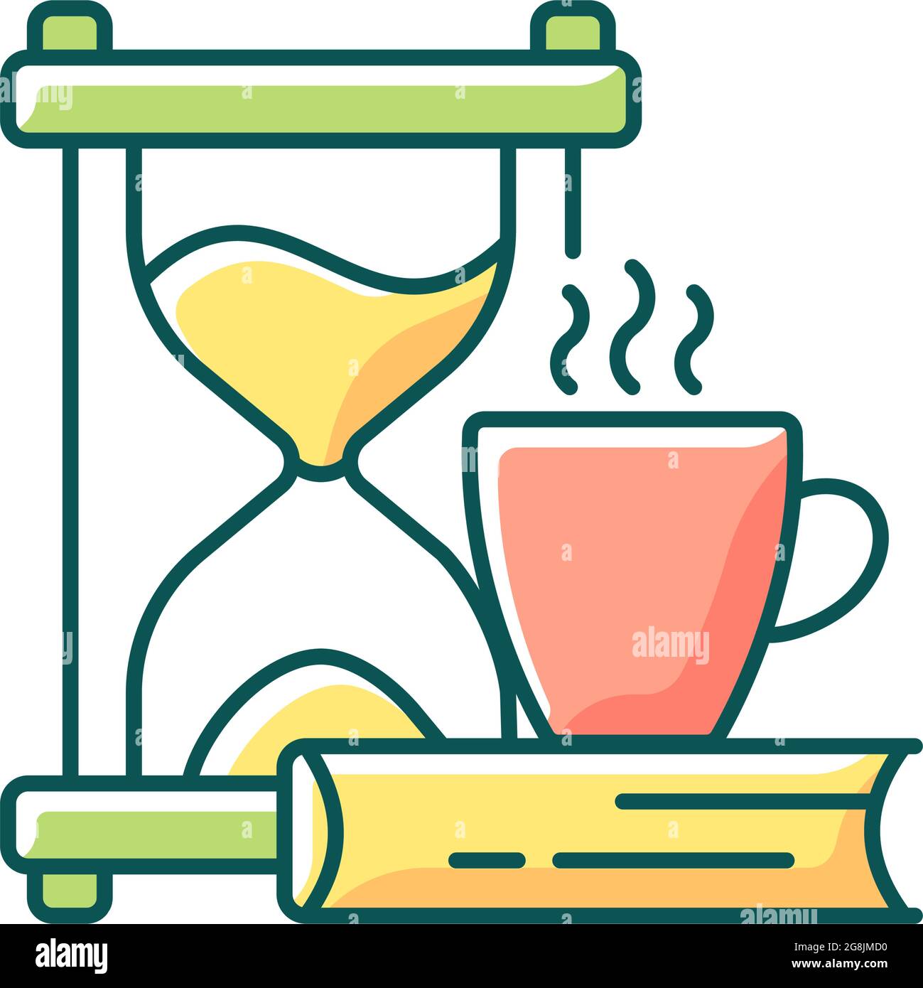 Slow living RGB color icon Stock Vector Image & Art - Alamy