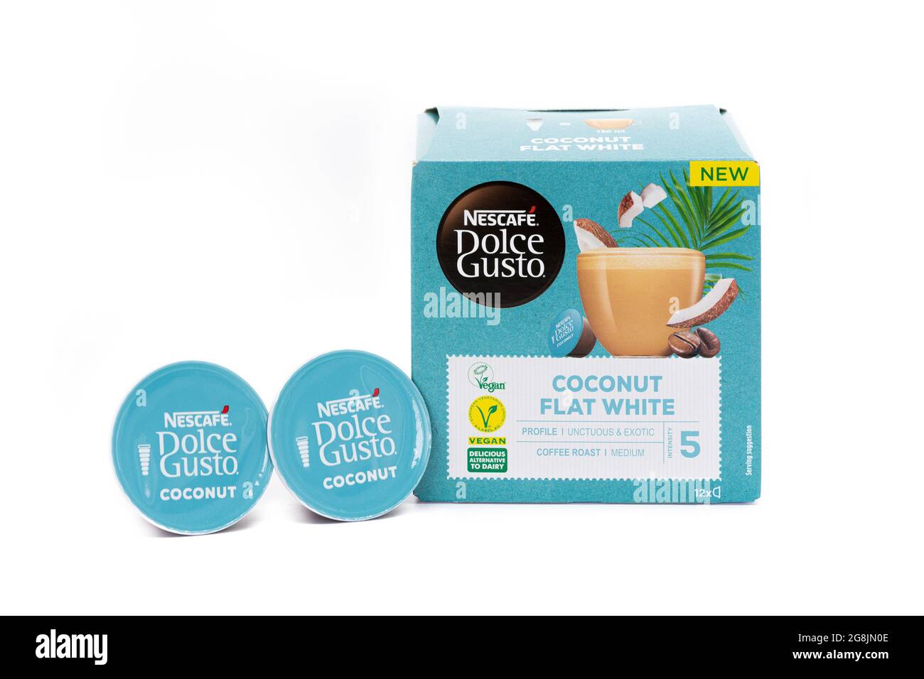 Dolce Gusto flat white coffee pods 