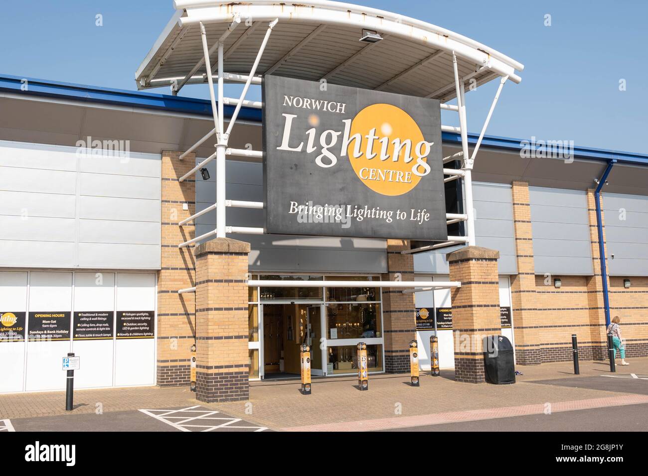 Norwich Lighting Centre on Longwater business Retail park inNorwich Norfolk England Stock Photo
