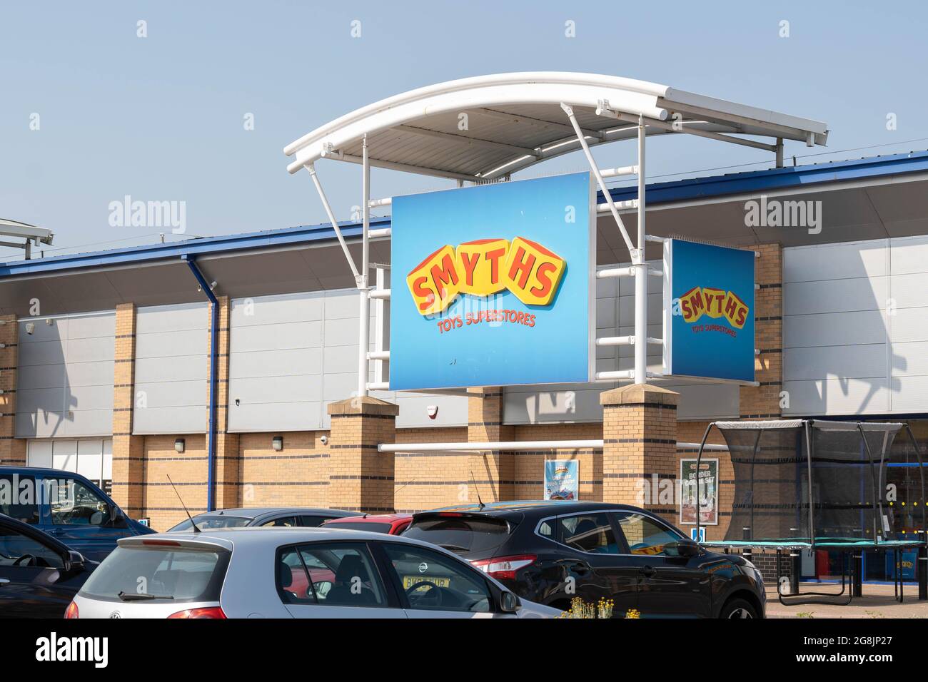 Smyths Toy Superstore entrance Longwater retail park Norwich Norfolk Stock Photo