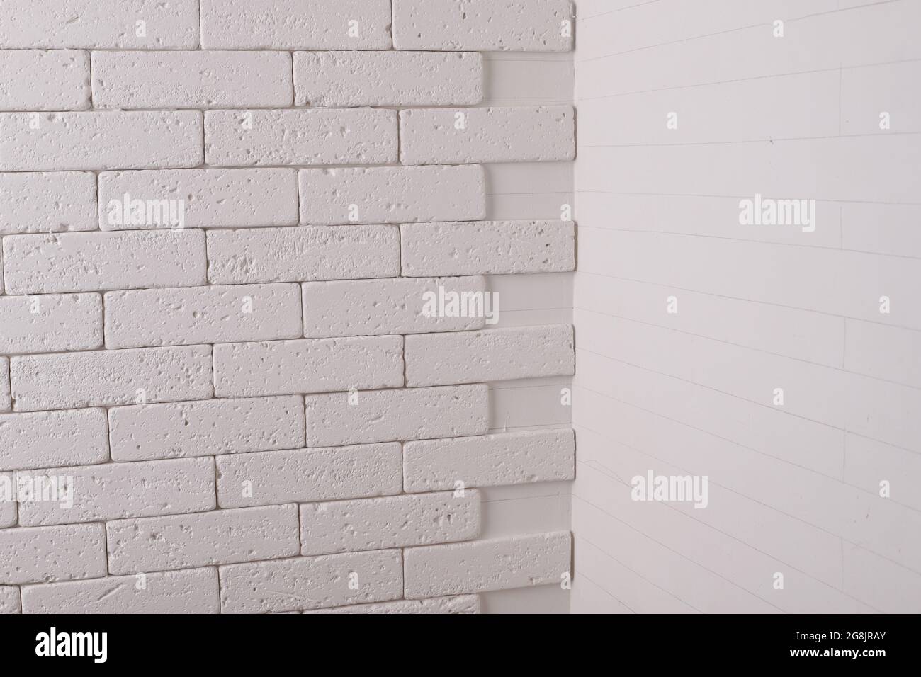 A close up of a brick wall Stock Photo