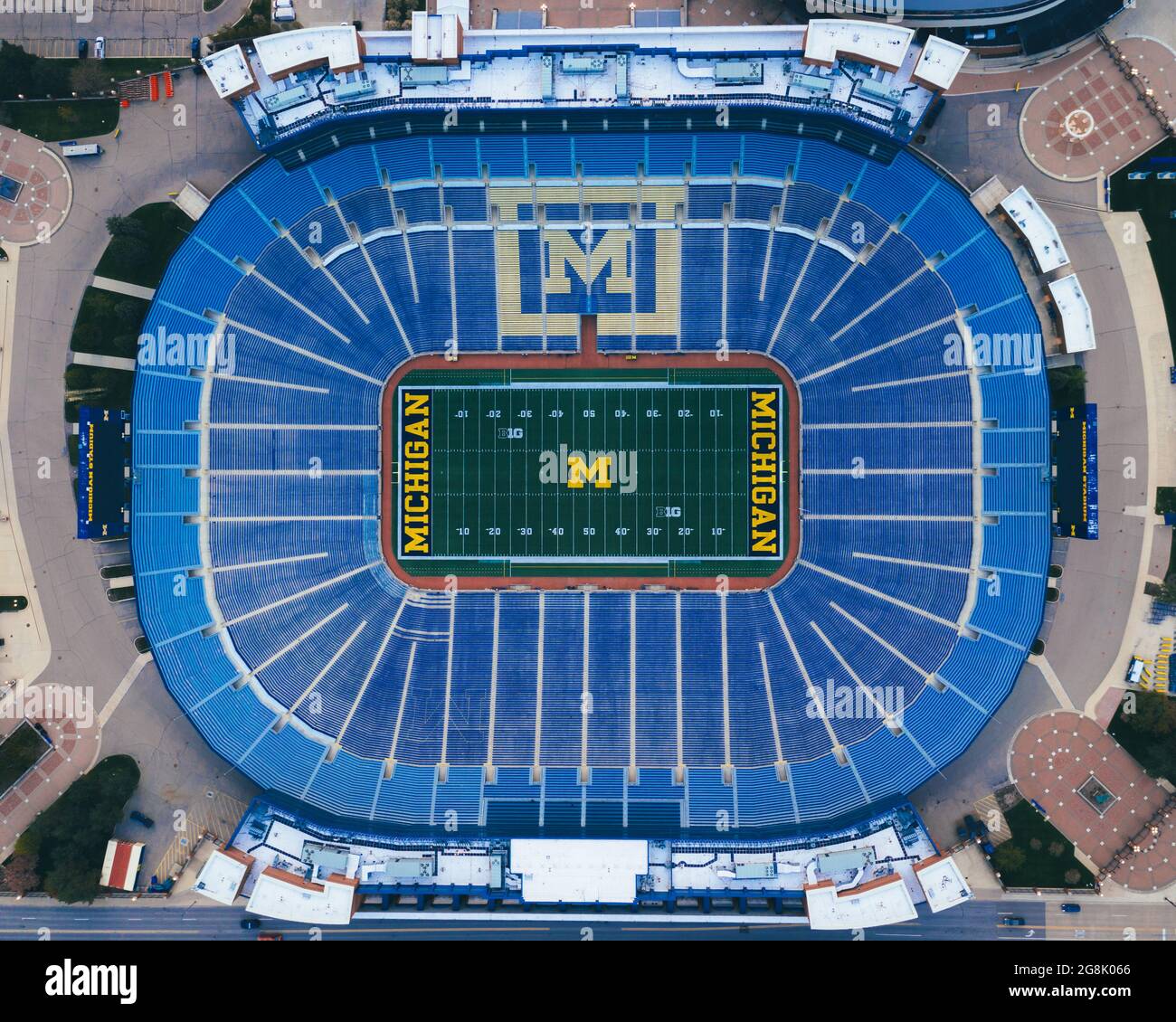 Aerial Michigan Football Stadium Hi Res Stock Photography And Images