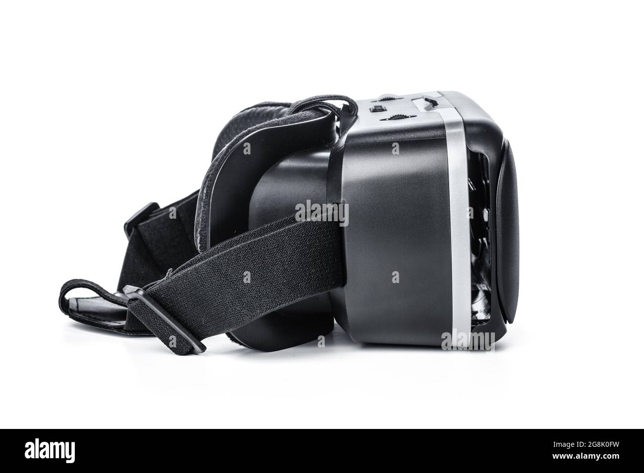 VR. Virtual reality glasses on white background Stock Photo