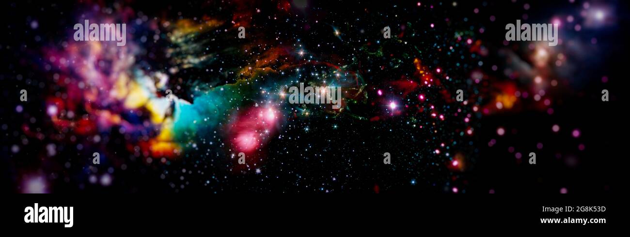 Mystical beautiful space. Unforgettable diverse space background Elements  of this image furnished by NASA Stock Photo - Alamy