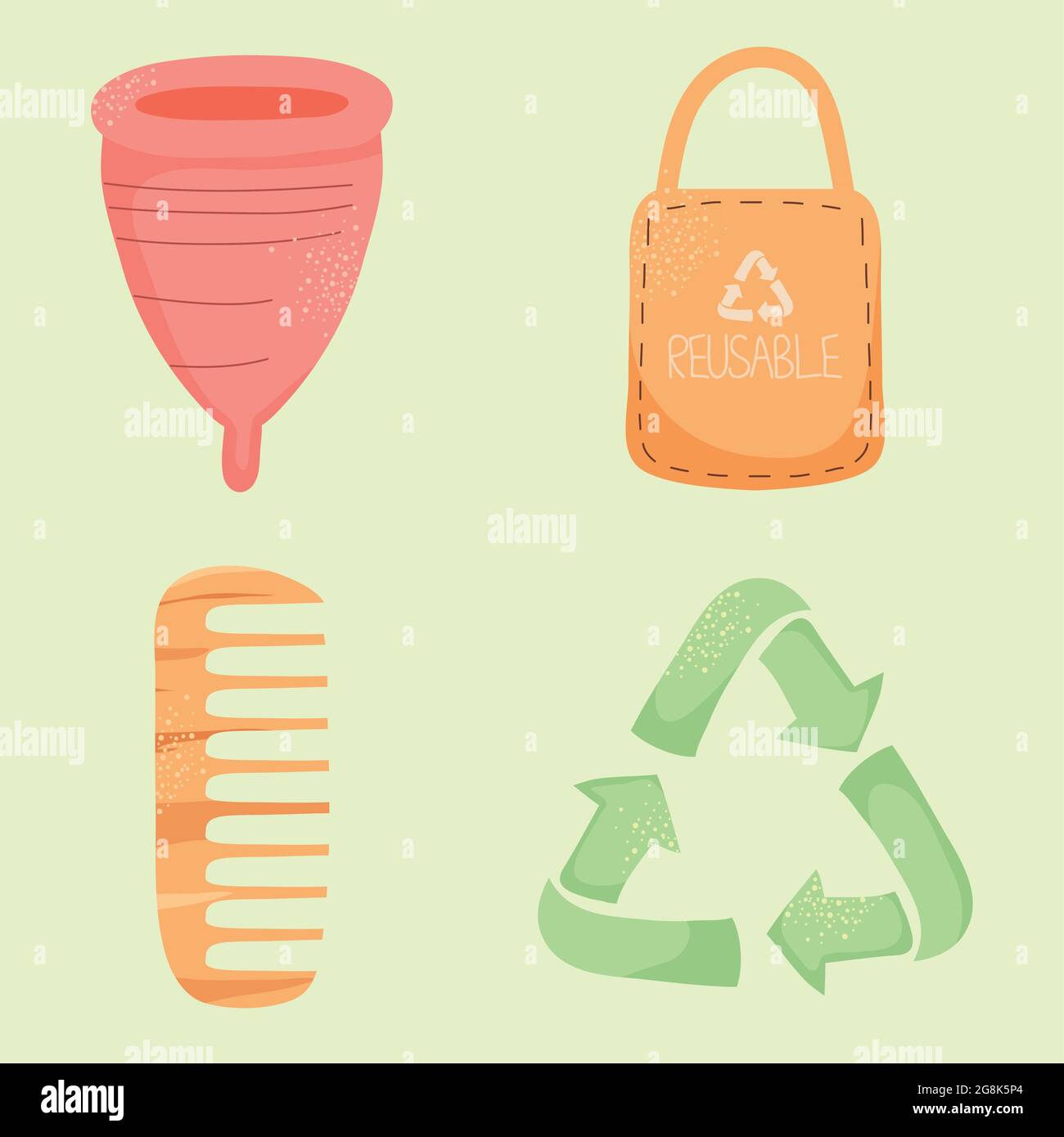 Reusable cup Stock Vector Images - Alamy