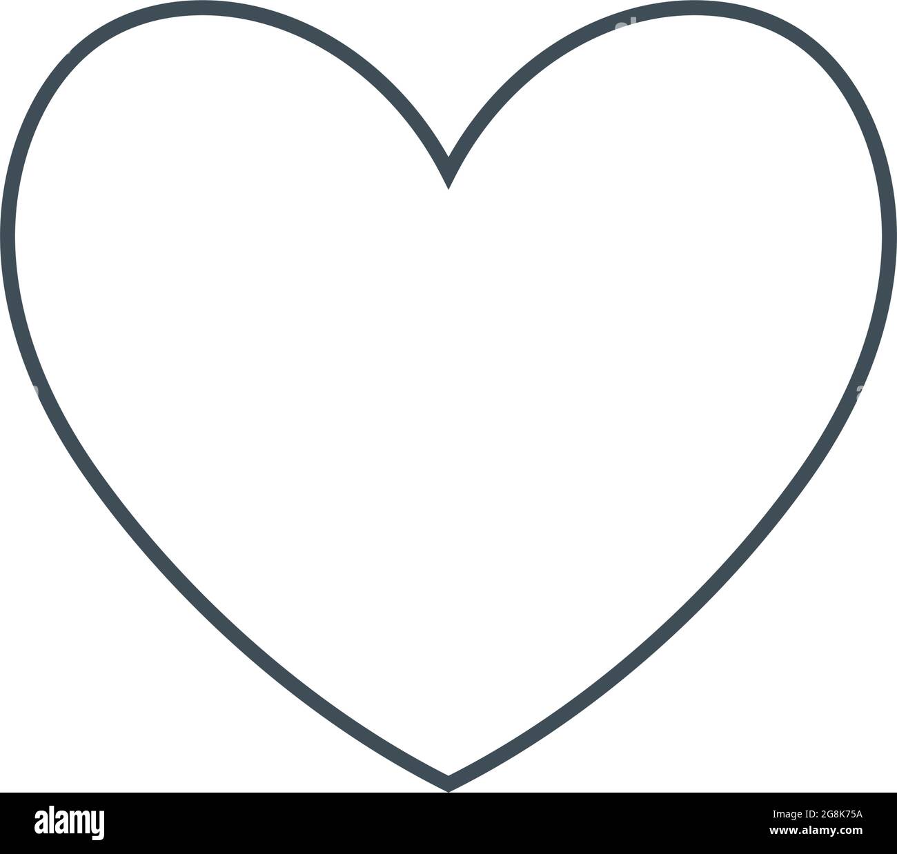 heart silhouette icon Stock Vector Image & Art - Alamy