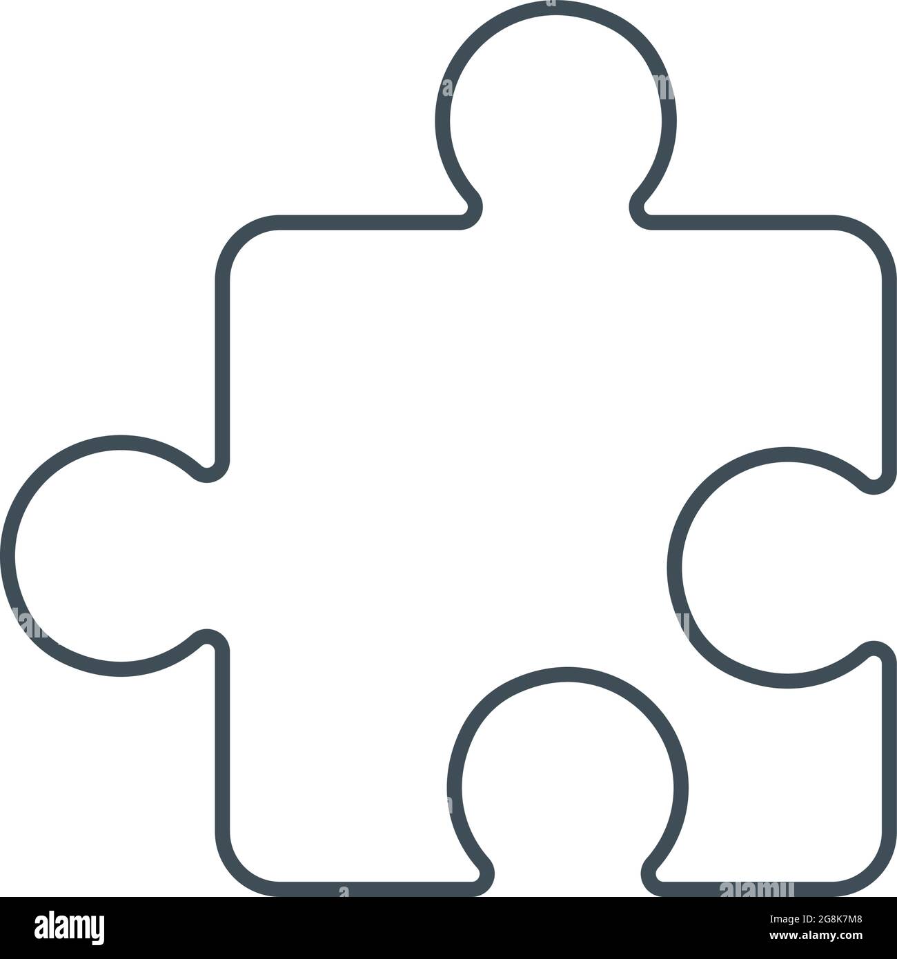 puzzle piece silhouette icon Stock Vector Image & Art Alamy