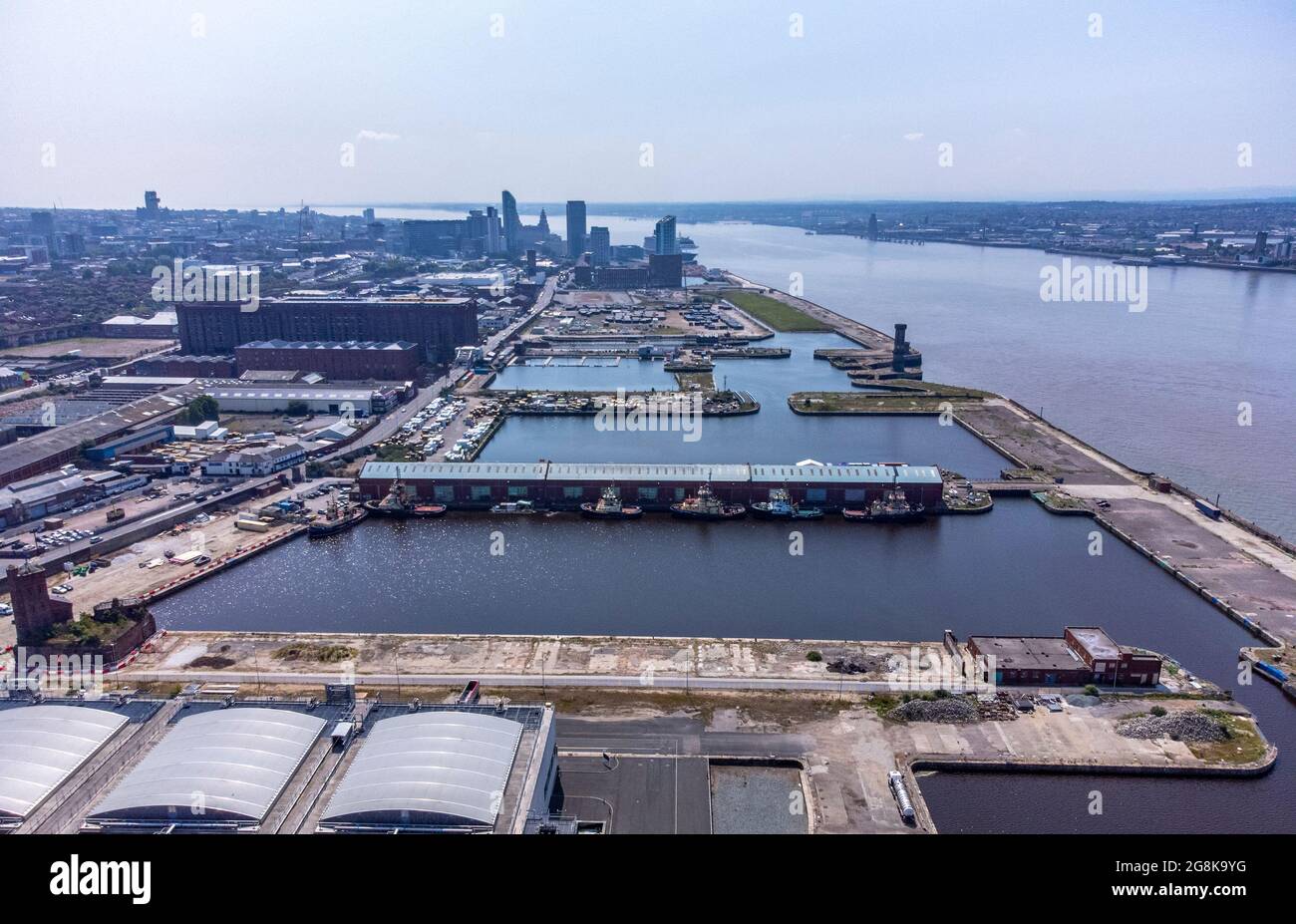 Bramley Moore Dock on Liverpool waterfront, which has been deleted from