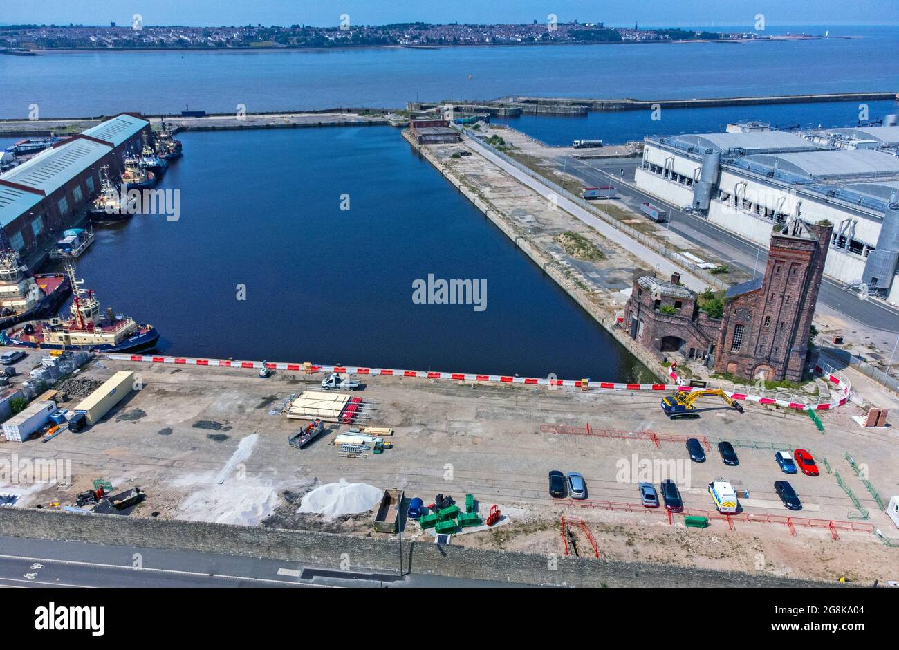 Bramley Moore Dock on Liverpool waterfront, which has been deleted from