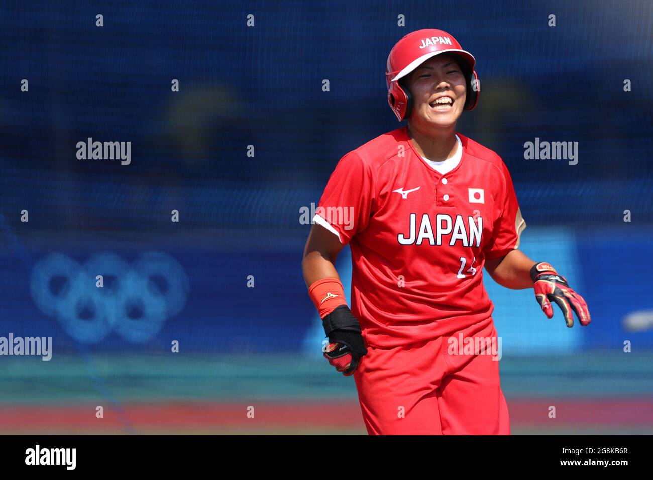 Fukushima, Japan. 21st July, 2021. Minori Naito (JPN) Softball