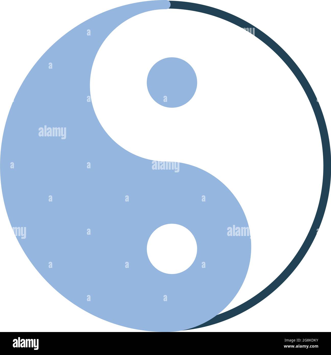 yin yang icon on white background Stock Vector Image & Art - Alamy