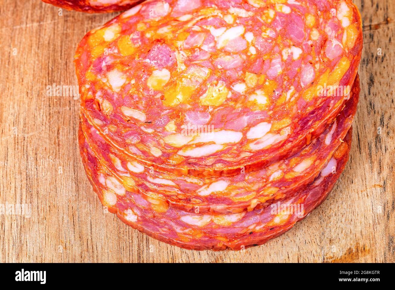Italian classic salami sausage Stock Photo Alamy