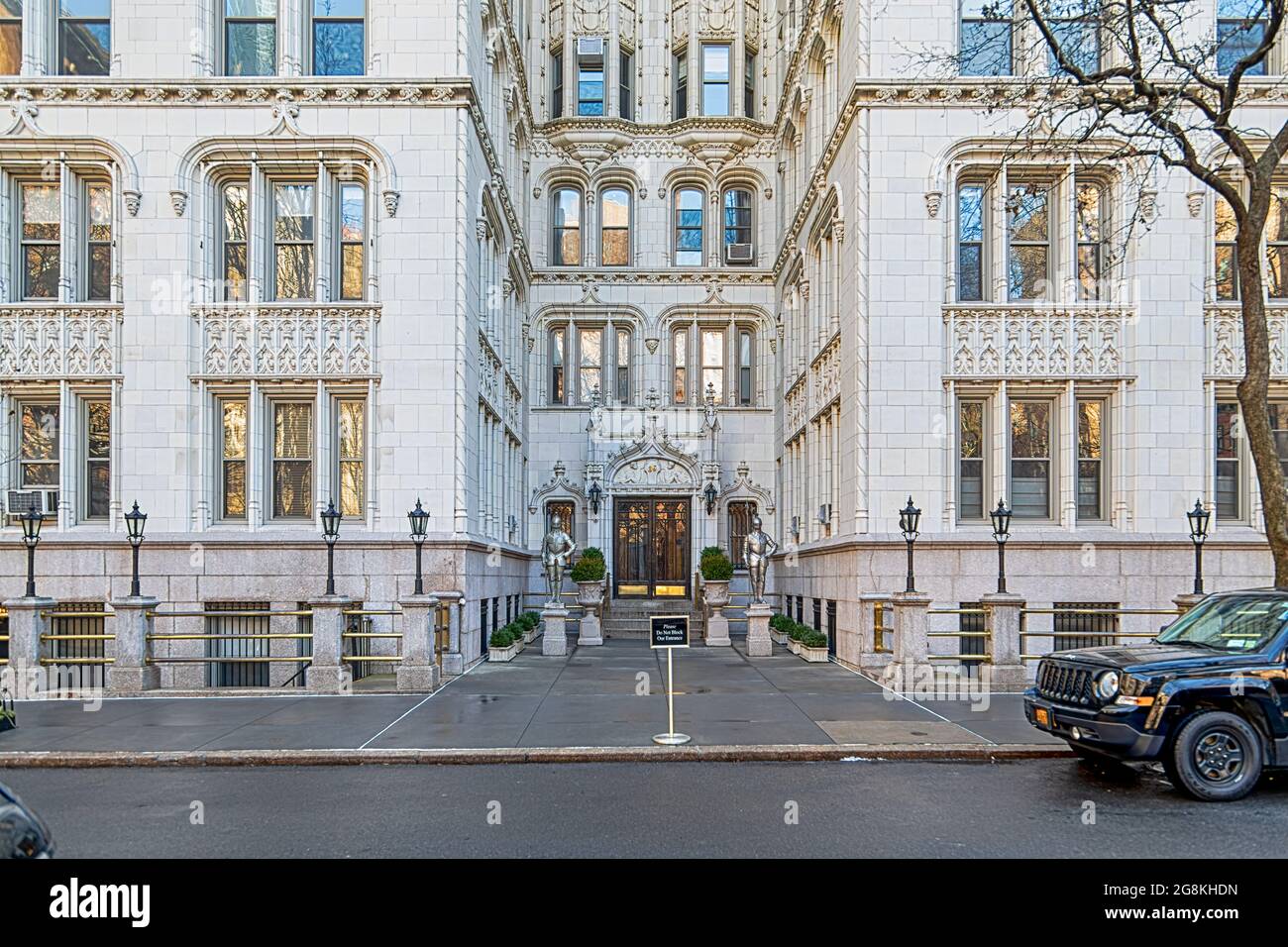 36 Gramercy Park East is a landmark cooperative in the Gramercy Park Historic District. Stock Photo