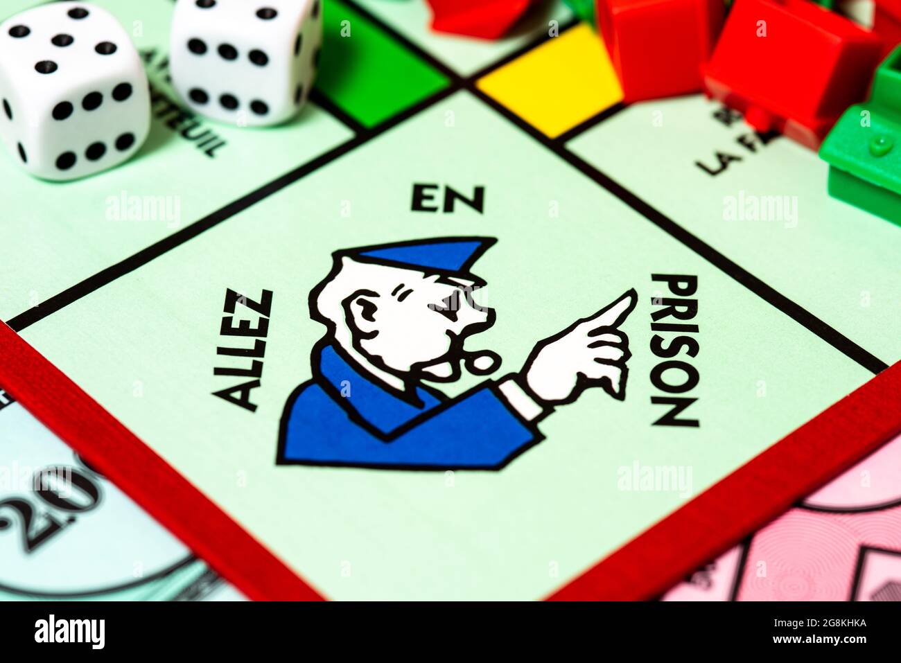 French version monopoly hi-res stock photography and images - Alamy