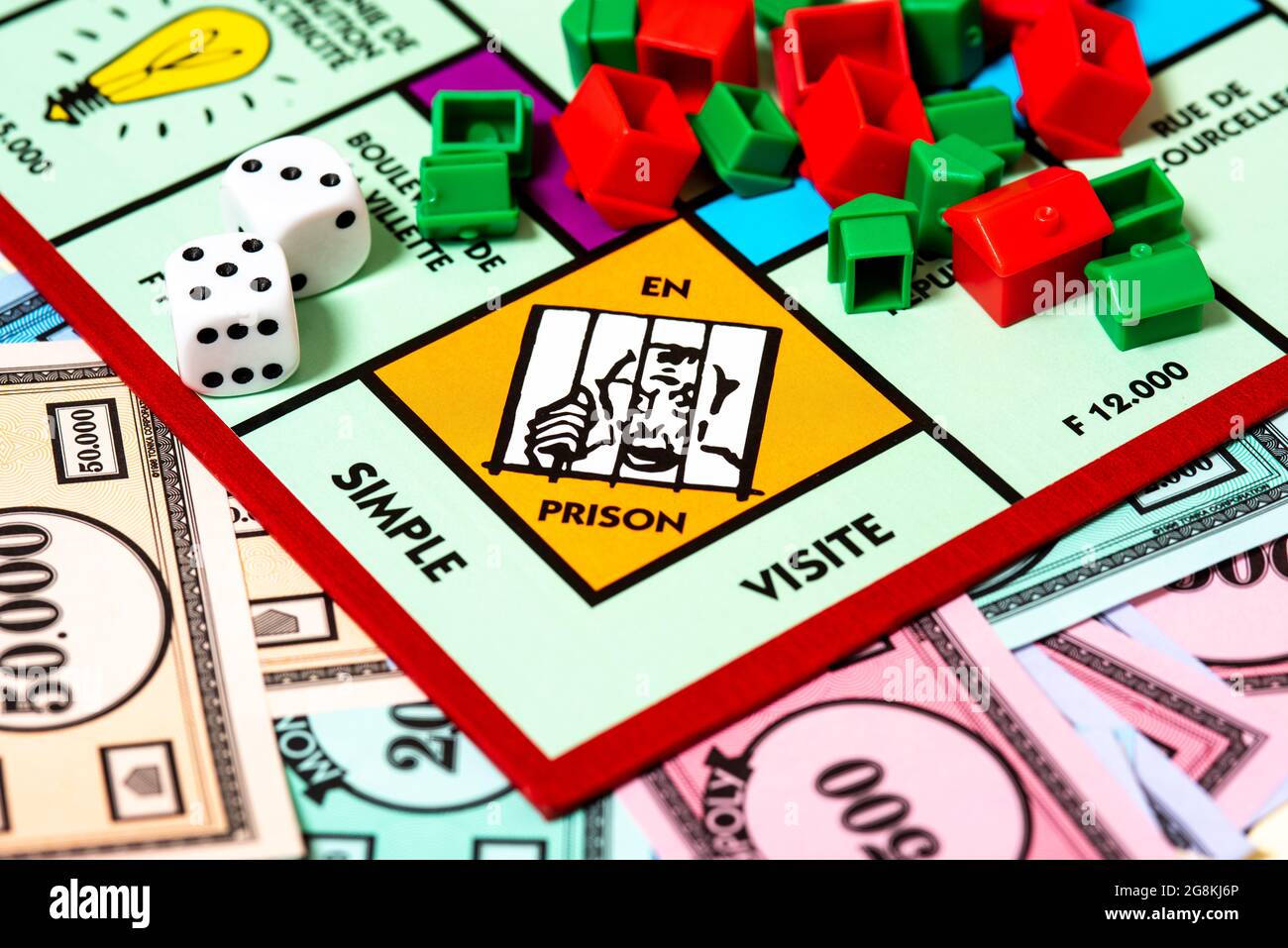 French version monopoly hi-res stock photography and images - Alamy