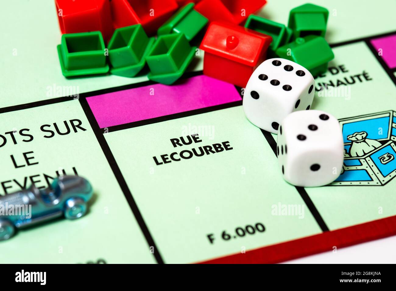 French version monopoly hi-res stock photography and images - Alamy