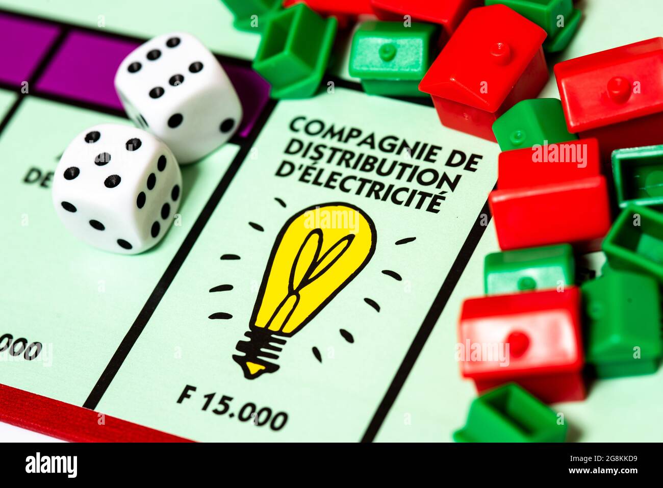 French version monopoly hi-res stock photography and images - Alamy