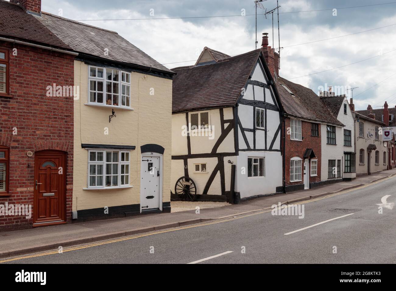 KENILWORTH, WARWICKSHIRE, UNITED KINGDOM - MAY 29, 2021: View of antiquated buildings Stock Photo