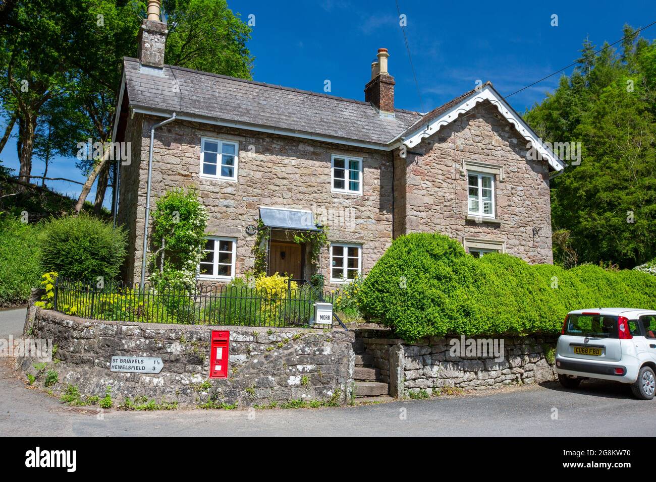 A house in Mork in the Wye Valley, Gloucestershire, UK Stock Photo Alamy