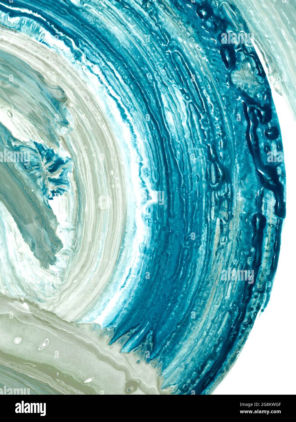 Blue brush stroke creative abstract hand painted background, acrylic ...