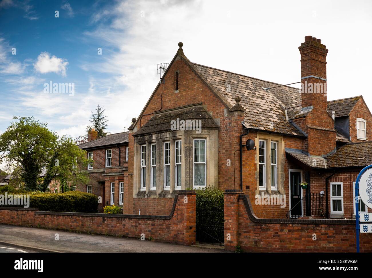 UK, England, Worcestershire, Pershore, Station Road, former Union Workhouse now sheltered housing Stock Photo