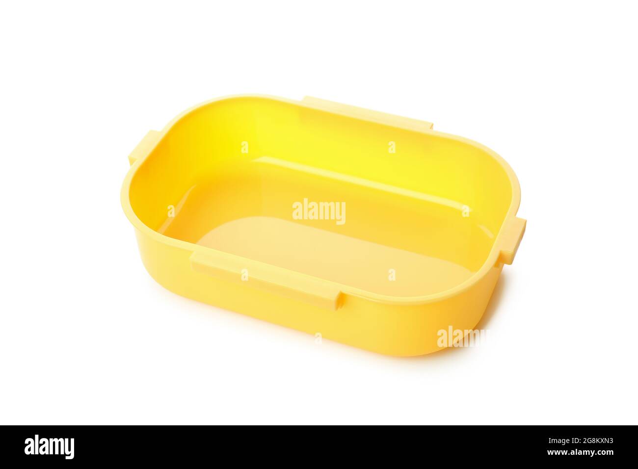 Empty lunch box isolated on white background Stock Photo - Alamy