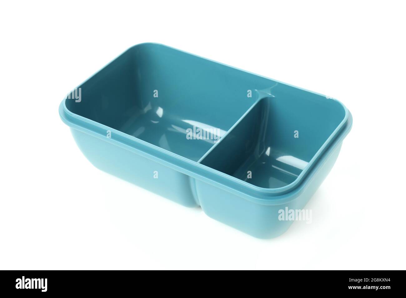 Empty lunch box isolated on white background Stock Photo Alamy