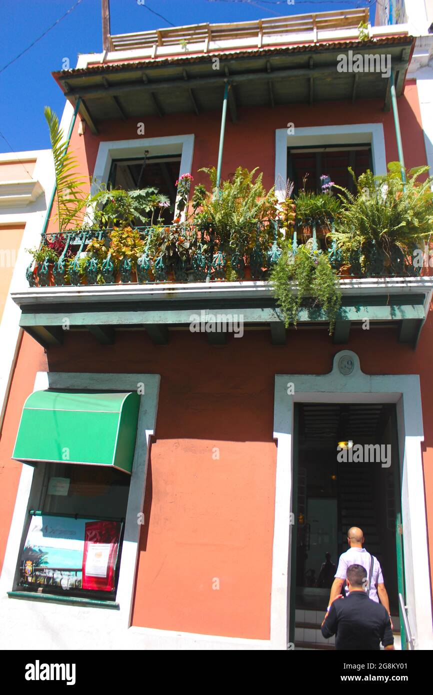 Street in old San Juan, Puerto Rico Stock Photo - Alamy