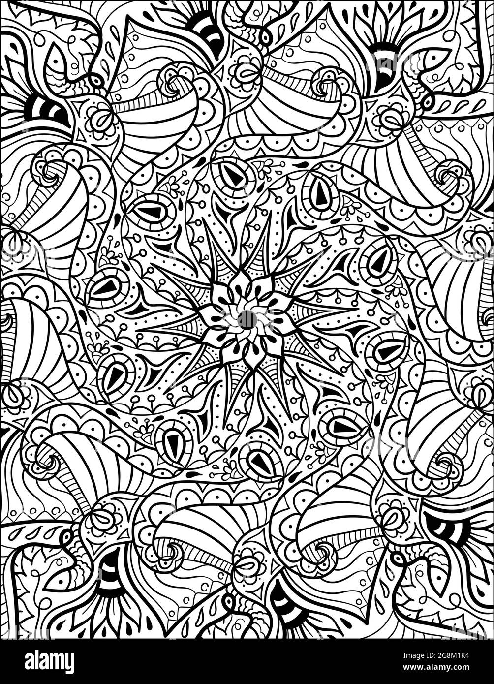 Coloring page vector vectors Black and White Stock Photos & Images - Alamy