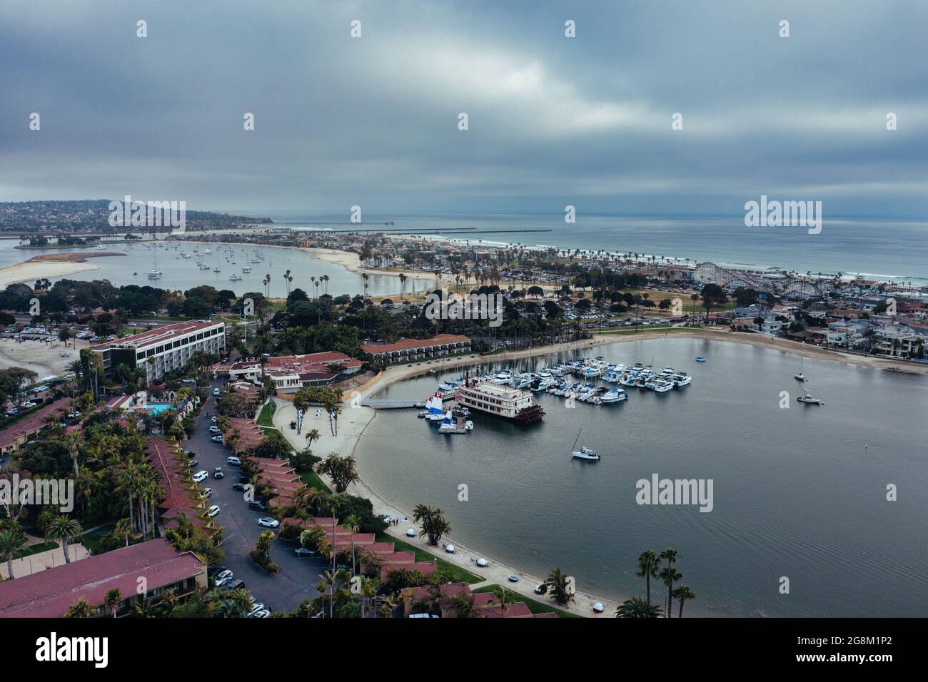 Mission Bay in San Diego, California Stock Photo
