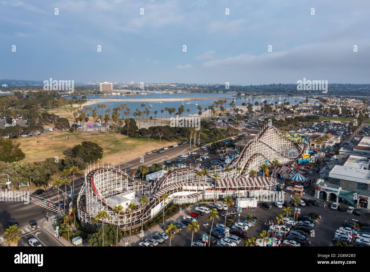 Aerial san diego bay city hi-res stock photography and images - Alamy