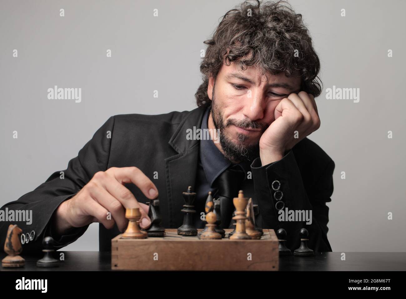 Chess Opening: Italian Game Stock Photo - Alamy