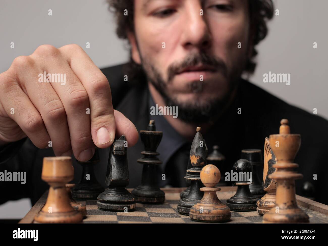 Chess Opening: Italian Game Stock Photo - Alamy