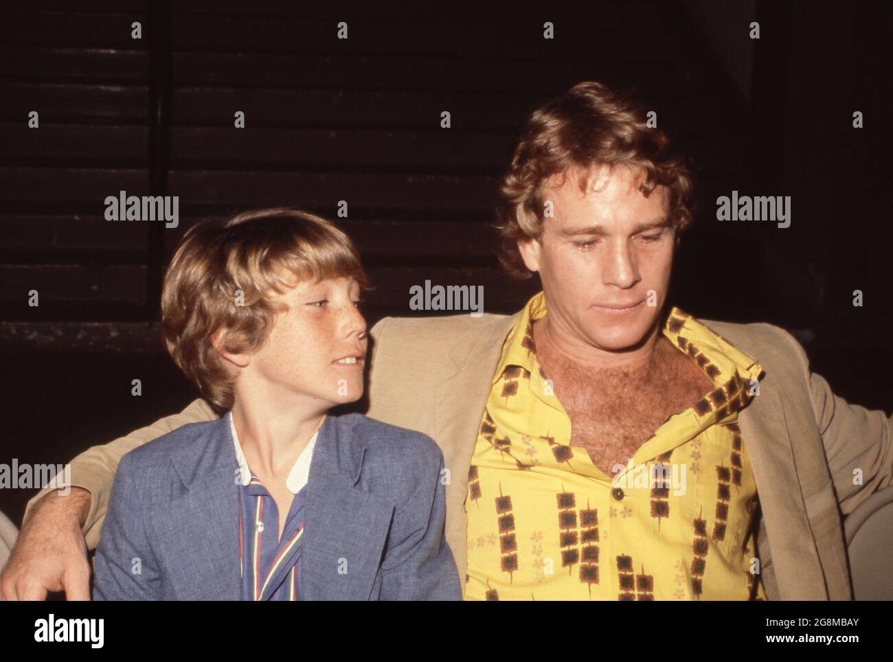 Griffin O'Neal and Ryan O'Neal Circa 1980's Credit: Ralph Dominguez